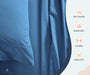 Mediterranean Blue Pack Of 3 Flat Bedsheet - Comfort Beddings