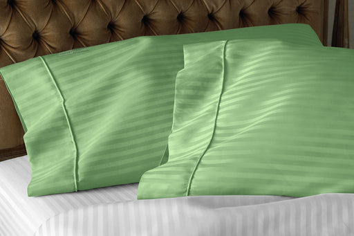 Moss Stripe pillow cases