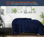 navy blue comforter - Comfort Beddings