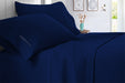 Luxury Navy Blue Sheet Set
