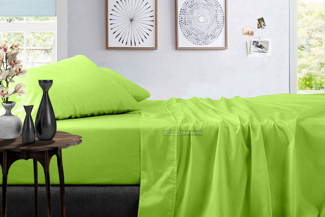 Parrot Green Bedsheet Set