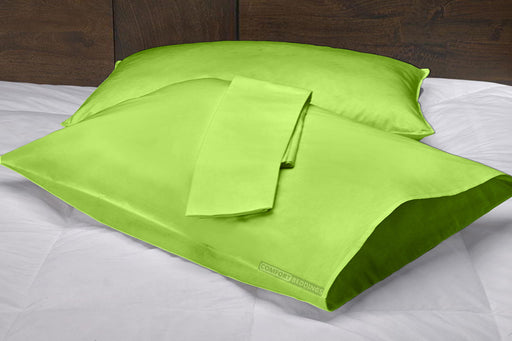 Parrot green pillow covers
