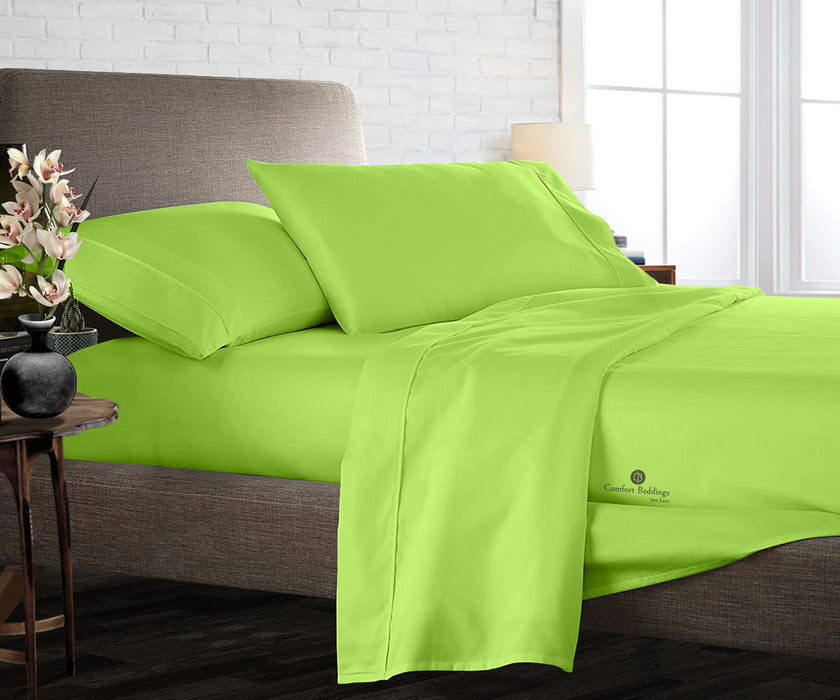 parrot green flat sheets