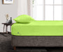 Parrot Green Fitted Bed Sheet - Comfort Beddings