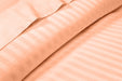 Peach Stripe pillow covers