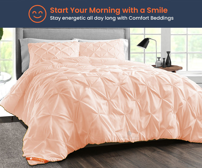 Peach Pinched comforter