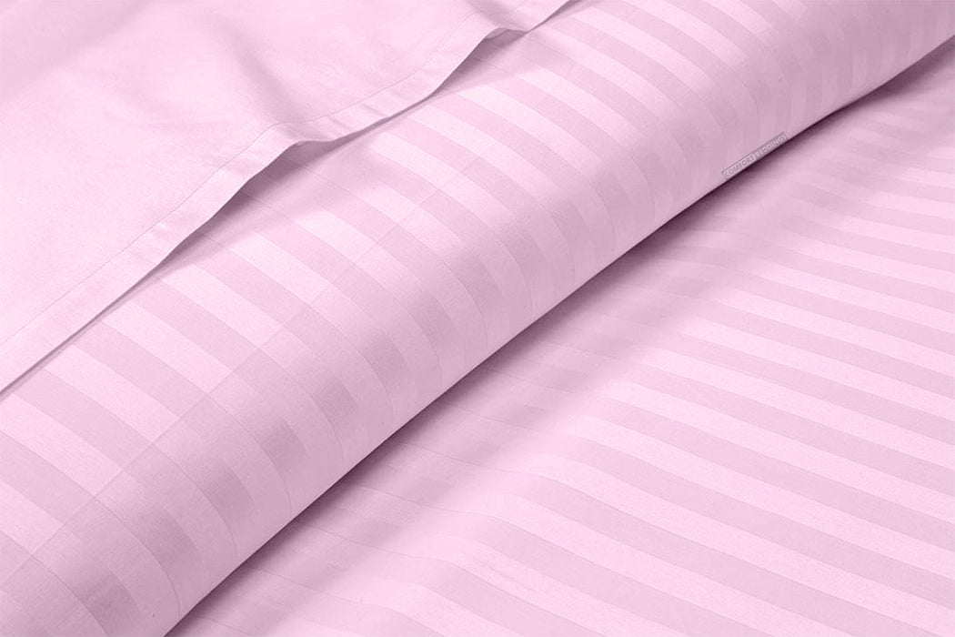 Beautiful Pink Striped Sheet Set