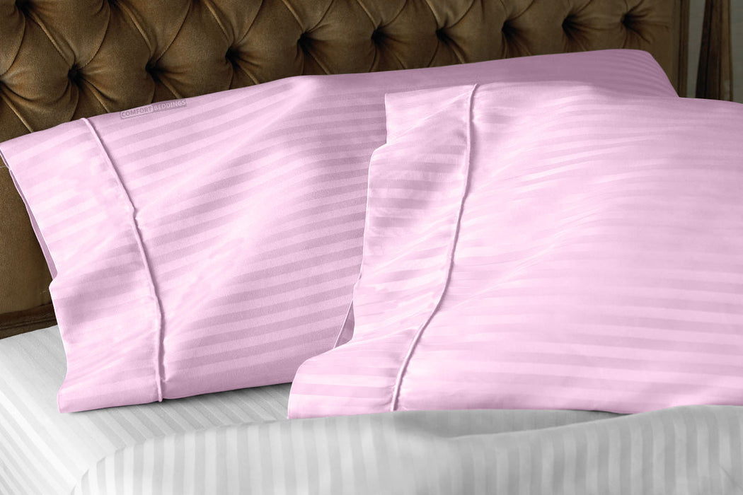 Pink Stripe pillow cases