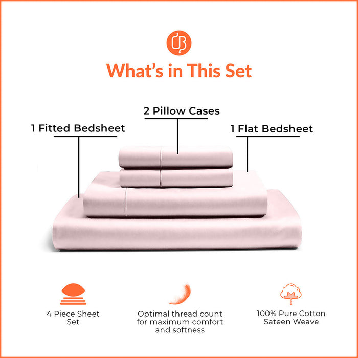 Pink Bedsheet Set