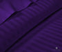 purple stripe flat sheets
