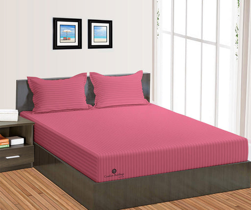 Roseberry Stripe Fitted Bed Sheet - Comfort Beddings