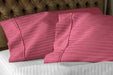 Elegant soft Roseberry Stripe pillow cases