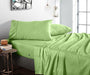 Sage Pack Of 3 Flat Bedsheet With 6 Pillow Covers - Comfort Beddings
