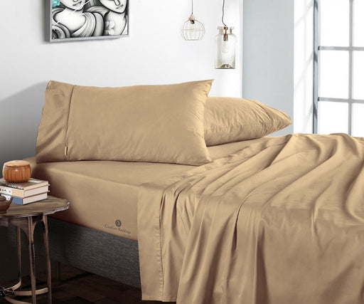 taupe flat bed sheets