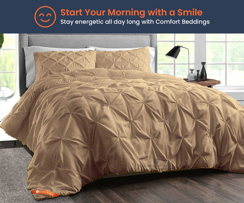 Taupe Pinch comforter