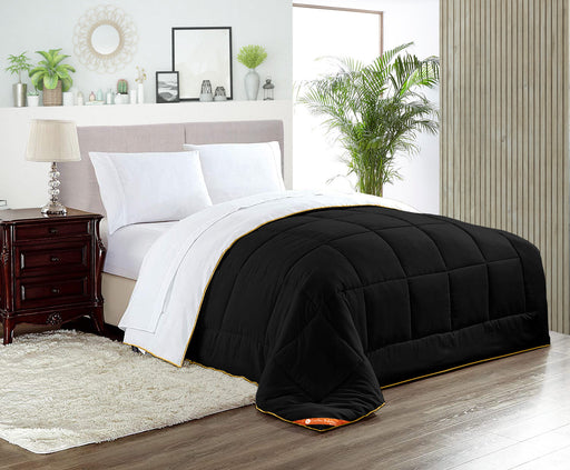 Black and White reversible comforter