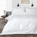 White striped double duvet covers