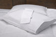 White cotton pillow covers