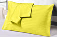 Yellow Striped pillow covers