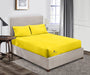 Yellow Fitted Bed Sheet - Comfort Beddings