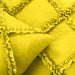 Egyptian Cotton Yellow Diamond Ruffled comforter