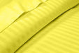 600 TC soft Yellow Striped pillow cases