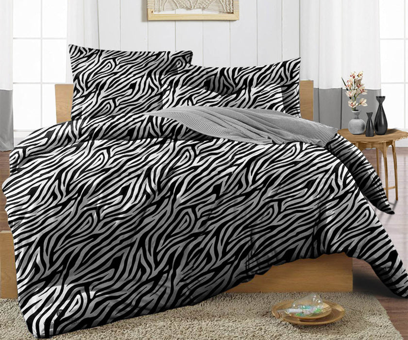 Zebra Print Duvet Cover