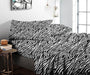 zebra print flat bed sheets