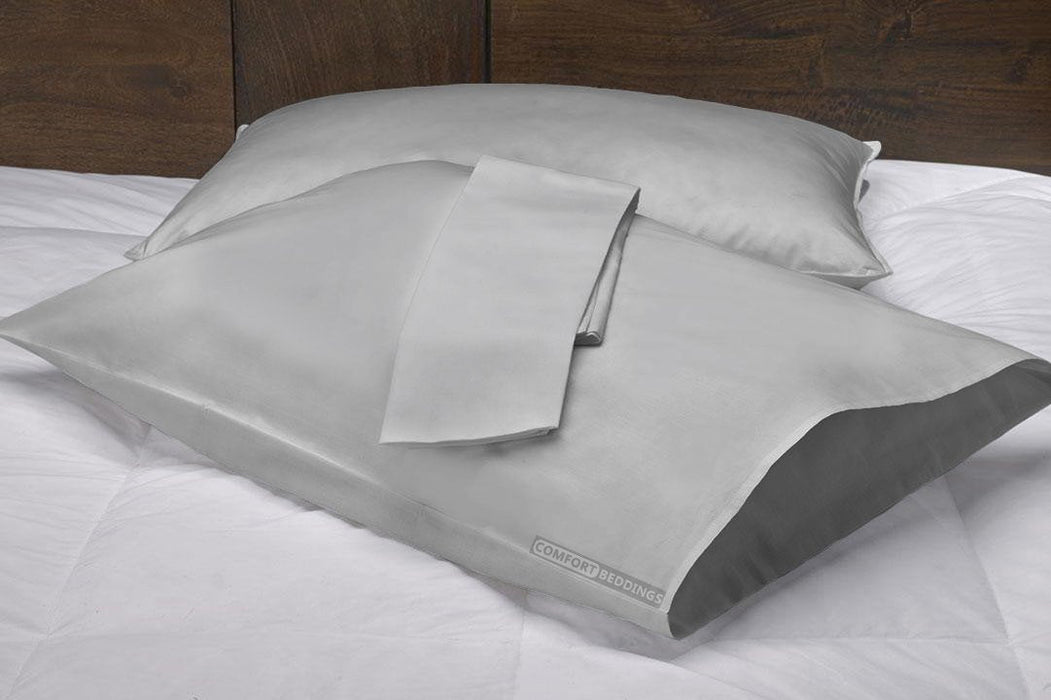Cotton Light Grey pillow covers