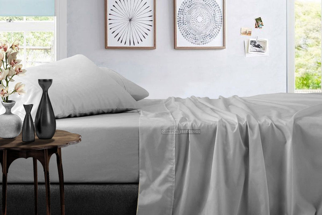 Light Grey Bed Sheet Set